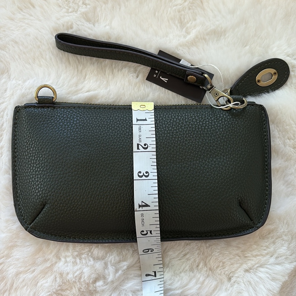 New w/Tags Joy Susan Mini Crossbody Wristlet Clutch Pebbled Leather Belt Bag - Picture 13 of 16